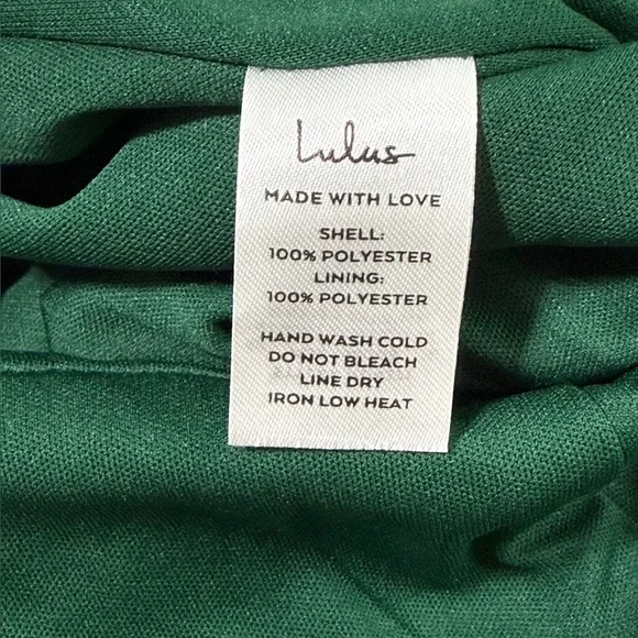 Lulu's Still the One Emerald Green Floral Print Satin Maxi Dress - Picture 11 of 16